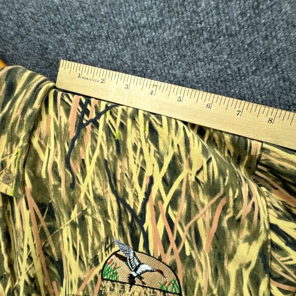 Made 2 Deceive Camo Shirt Mens Extra Large Button Down Hunting Outdoor Duck - Picture 14 of 16